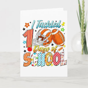 Cool, ik heb het 100 dagen schoolvoetbalthema aang kaart