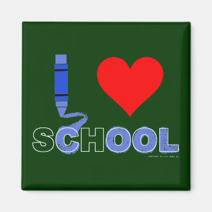 Cool! Ik hou van school (B) Magneet