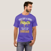 Cool Ik Raise Tiny Dinosaurus Grappige Luipaard Ge T-shirt (Voorkant volledig)