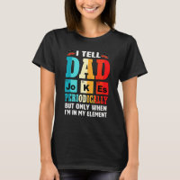 Cool ik vertel papa Jokes Humor Vaderdag Mannen