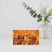 Cool incendie Carte de visite (Debout devant)