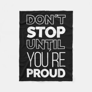Cool Inspirerend Motivatie quotes Meme Graphi Fleece Deken