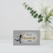 Cool instructeur de danse Carte de visite (Debout devant)