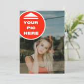 Cool ! Invitation - Personnalisée (Debout devant)