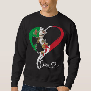 Cool Italy Graphic Italiaanse vlag Flag Map Heart Trui