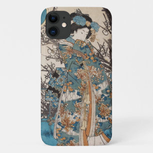 Cool japanese maiko geisha  dame art. iPhone 11 hoesje