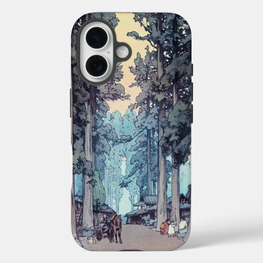 Cool japans klassiek schilderij Hiroshi Tada Case-Mate iPhone Case (Achterkant)
