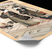 Cool japans  ukiyo-e scroll twee geisha poster (Hoek)