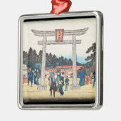 Cool-japans -ukiyo-e tori gate metalen ornament (Links)