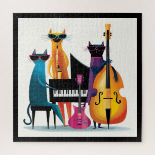 Cool Jazz Cats Musici Band Legpuzzel