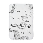 Cool Jazz Music Badmat (Voorkant Verticaal)