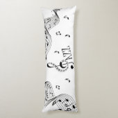 Cool Jazz Music Lichaamskussen (Achterkant (Verticaal))