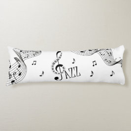 Cool Jazz Music Lichaamskussen