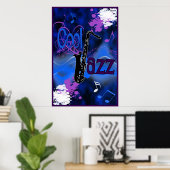 Cool Jazz Poster (Thuiskantoor)