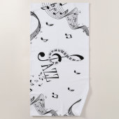 Cool Jazz Strandlaken (Voorkant)