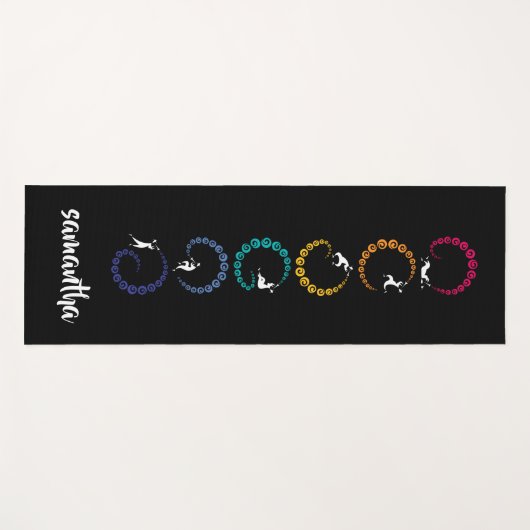 Cool Jazz Trumpet Musician Yogamat (Voorkant (horizontaal))