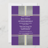 Cool Jazzy Gold Invitation (Devant)
