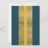 Cool Jazzy Gold uitnodiging (Achterkant)