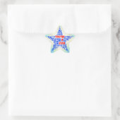 Cool Je bent een Star Typography Stickers (Tas)