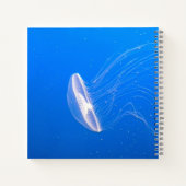 Cool Jellyfish Tentacles Bright Blue Water Notitieboek (Achterkant)