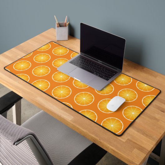 Cool Juicy Orange Jaune tranches de fruits motif (Bureau 2)