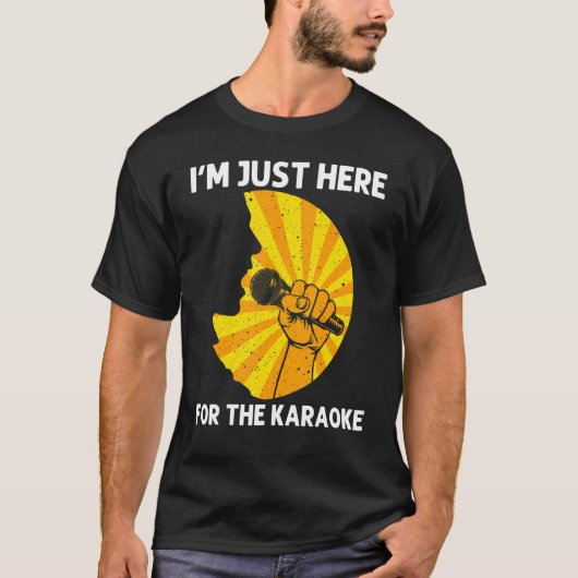 Cool Karaoke For Men Women Singer Karaoke Machine T-shirt (Voorkant)