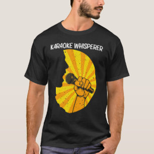 Cool Karaoke voor mannen Singer Karaoke Machine T-shirt