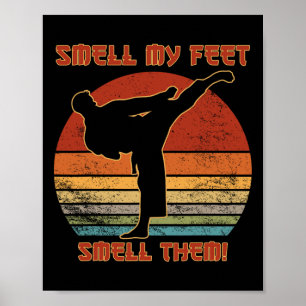 Cool Karate Gifts voor jongens meisjes Funny Smell Poster