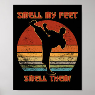 Cool Karate Gifts voor jongens meisjes Funny Smell Poster