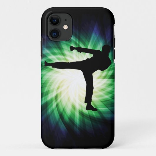 Cool Karate Kick Case-Mate iPhone Case (Achterkant)