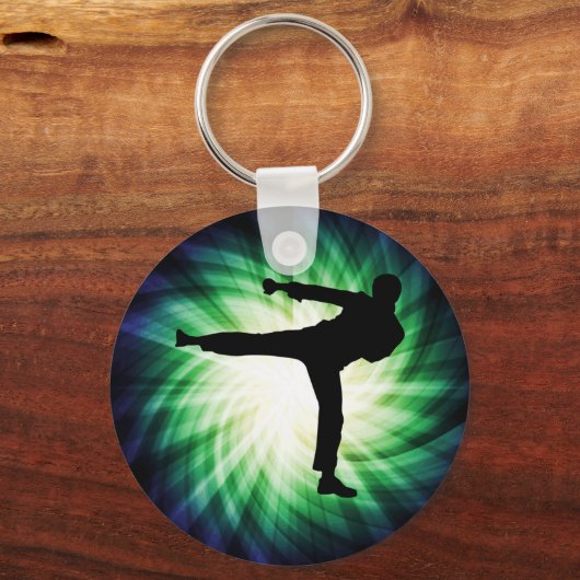 Cool Karate Kick Sleutelhanger (Voorkant)