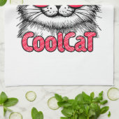 Cool Kat 1 Theedoek (Gevouwen)