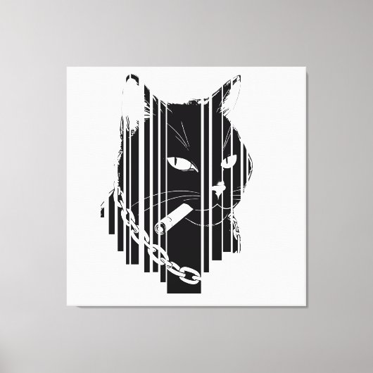 Cool kat grafisch ontwerp Kunstwerk Canvas Afdruk (Voorkant)