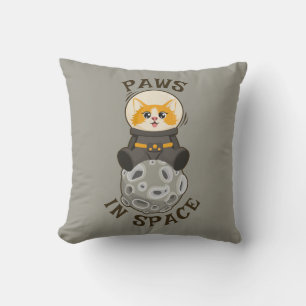 Cool Kat in de ruimte Kat Astronaut Kosmisch dier Kussen