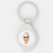 Cool Kawaii Ice Cream Sleutelhanger (Voorkant)