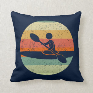 Cool Kayak Sunset Kussen