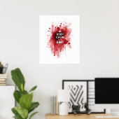 Cool 'Keep Calm I'm an EMT' grappige Poster (Thuiskantoor)