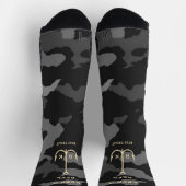 Cool Keep it Reel Vist Funny Vaderdag Camo Sokken (Top)