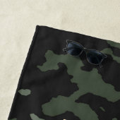 Cool Keep it Reel Vist Funny Vaderdag Camo Strandlaken (In situ)