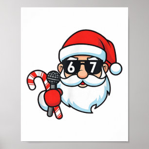 Cool Kerstman 67 Kerstmis Poster