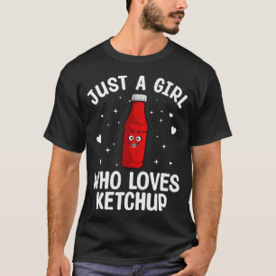 Cool Ketchup Art voor Vrouwen Meisjes Kind Ketchup T-shirt
