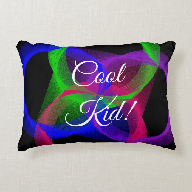 Cool Kid Geometrisch Accent Kussen (Voorkant)