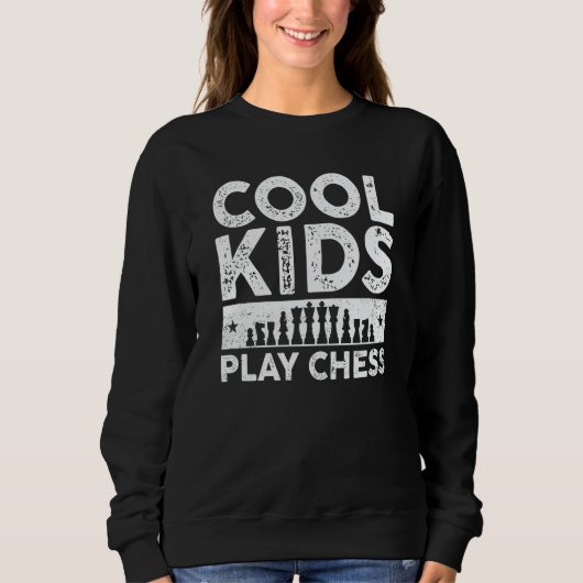 Cool Kids Play Chess Player For Chess  Boys  3 Trui (Voorkant)