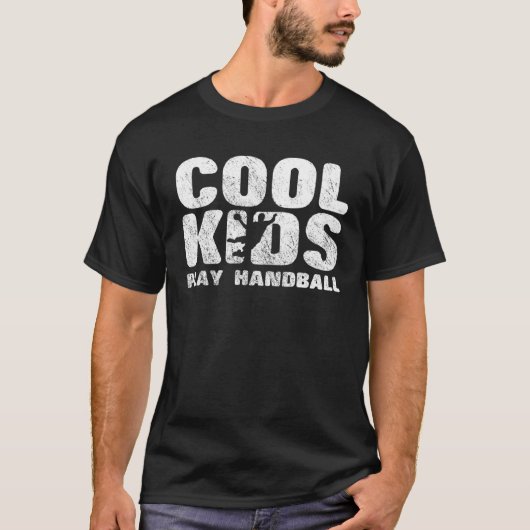 Cool Kids Play Handball T-shirt (Voorkant)