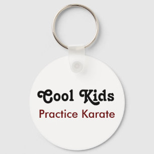 Cool Kids Practice Karate Sleutelhanger