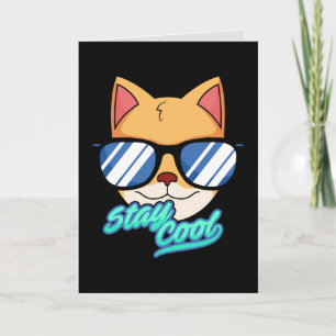 COOL KIND CAT BIRTHDAY KINDER WENSKAARTEN KAART