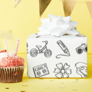 Cool Kind Verjaardag Kleurplaat Boek Cadeauverpakk Cadeaupapier