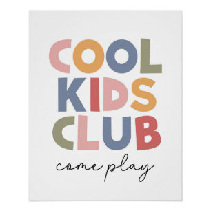 Cool Kinder Club Perfect Poster