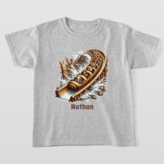 Cool kinder log ride add name t-shirt