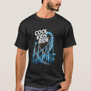 Cool Kinder Ride Roller Onderzetters Amusement Par T-shirt